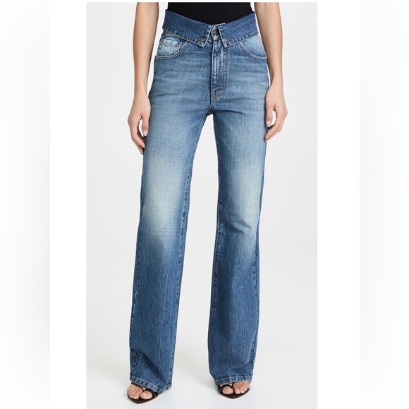 New! SER.O.YA Valerie High Rise Wide Leg Jean In Modesto 26x28 👖 NWT - Picture 2 of 11